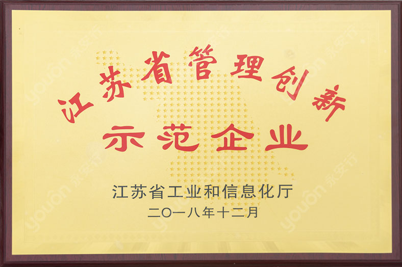 江蘇省管理創新示范企業