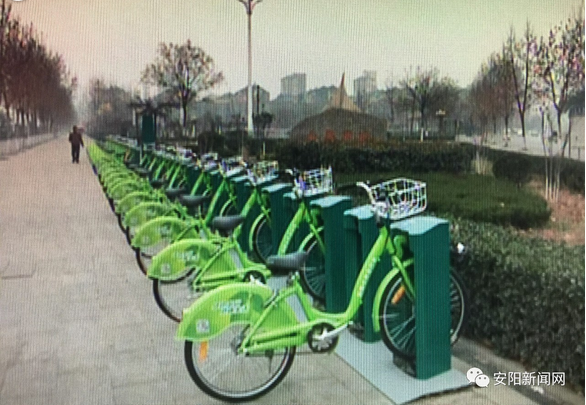 湯陰也有公共自行車(chē)?yán)?春節(jié)前投入使用！去看看長(zhǎng)什么樣