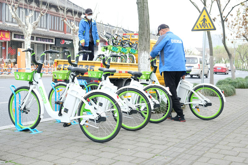 2000輛共享助力自行車為城市復蘇